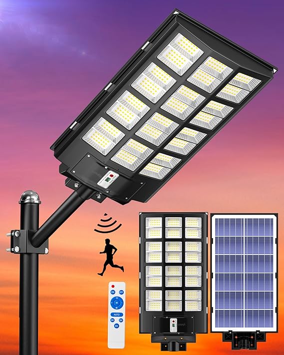 Lampione Solare per Illuminazione Parcheggi